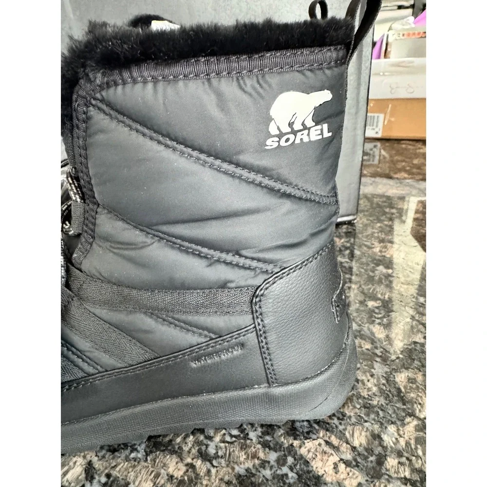 Sorel Whitney II Plus Lace‎ WP Black Quarry Waterproof Winter Boots Sz 10.5 NWB